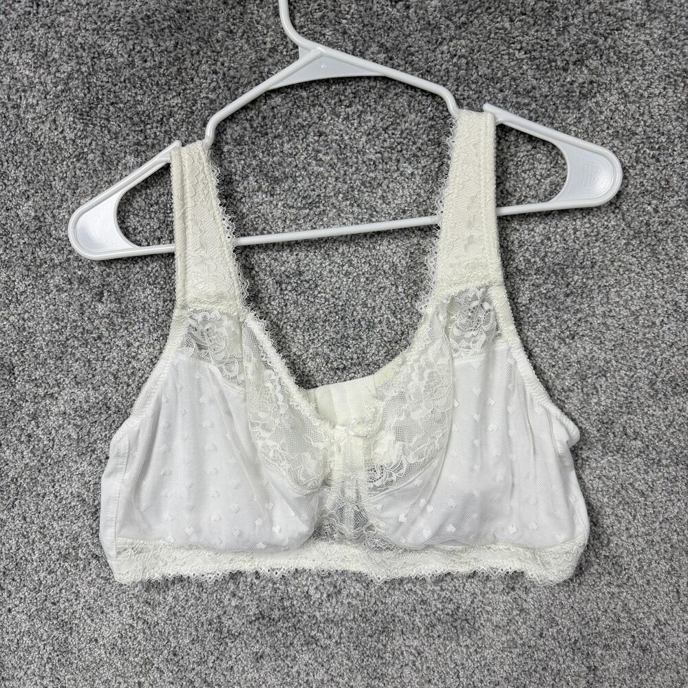 Curve Muse Bralette 44DD Plus Lace Dollette Romantic Bridal Coquette Angelcore